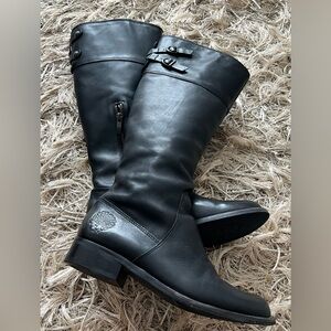 Vince Camuto Black Knee High Boots